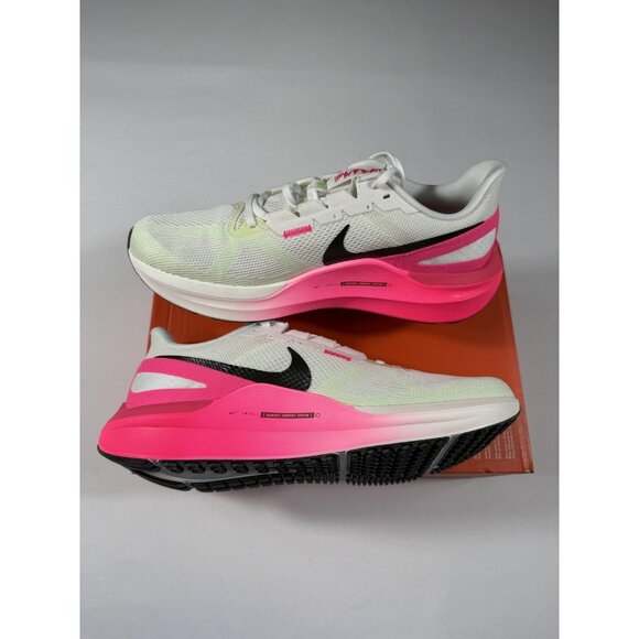New Nike Air Zoom Structure 25 CM Running Shoes Mens Size 11.5 White IB7451 100 - Picture 4 of 11